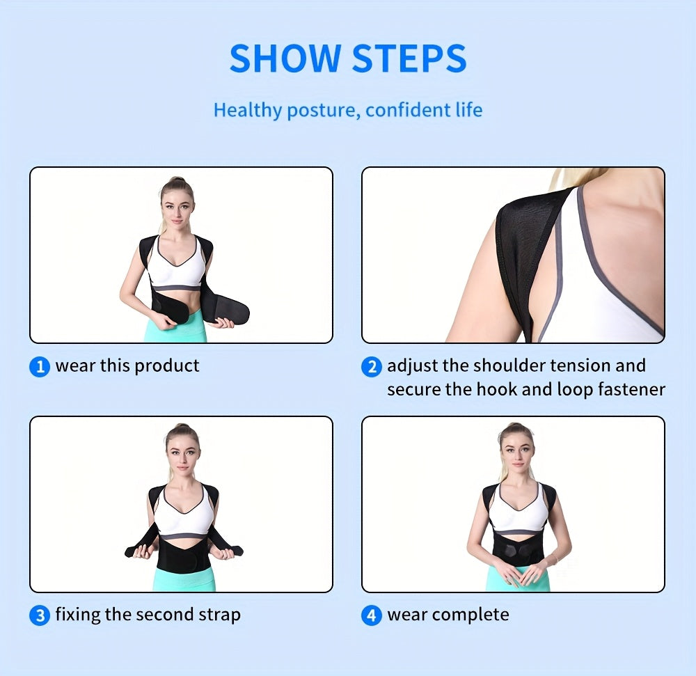 Back and Shoulder Posture Corrector (Unisex)