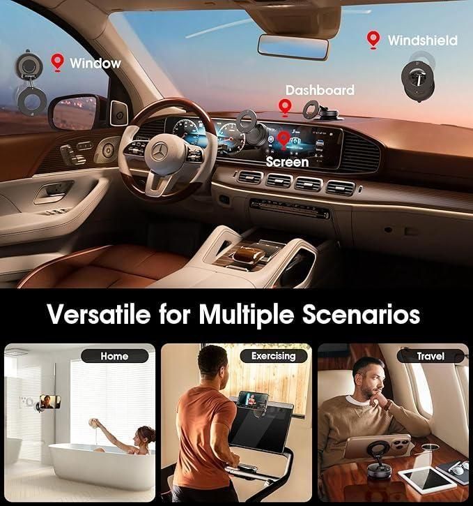 MagneticPro™ Universal Suction Phone Mount