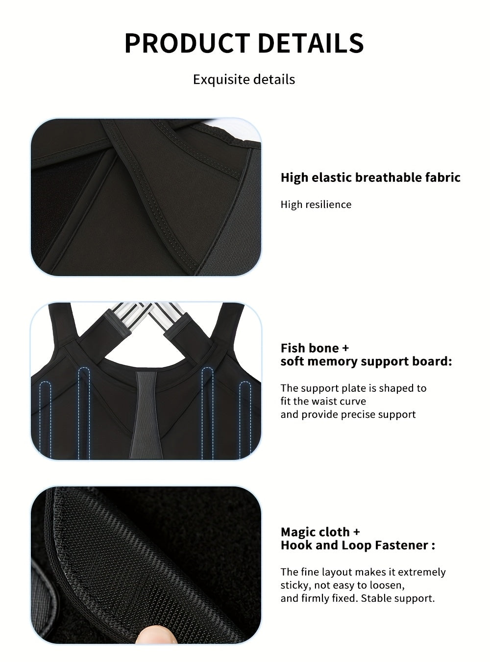 Back and Shoulder Posture Corrector (Unisex)