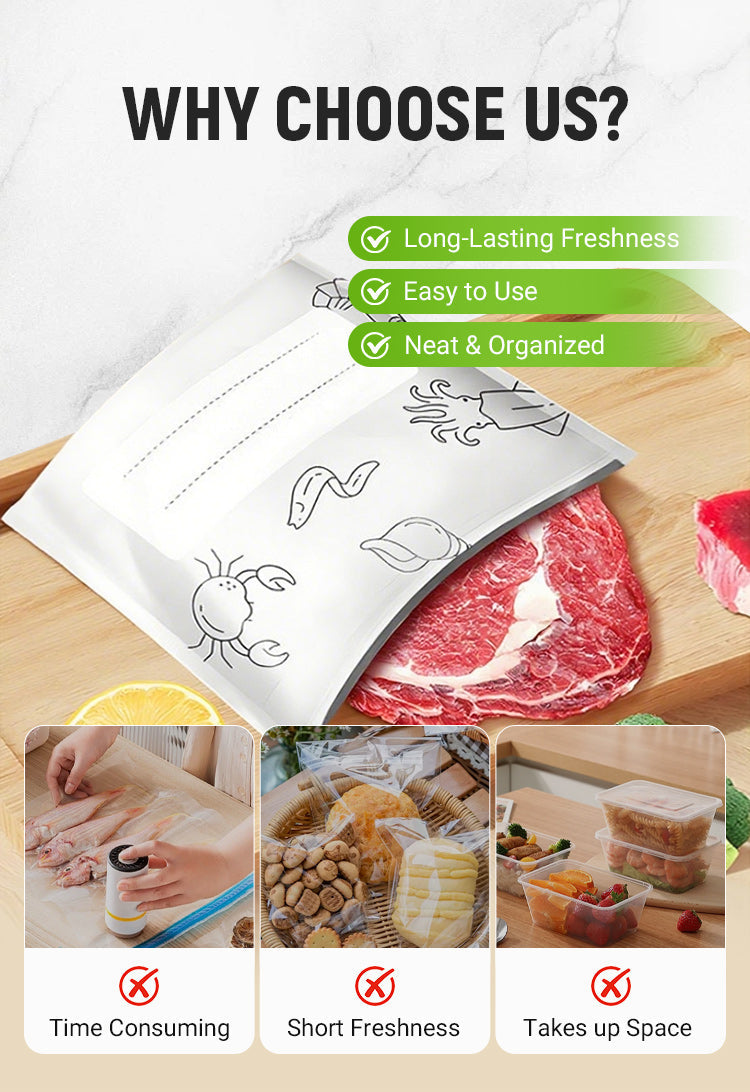 FreshLock™ Foil Sealable Storage Bags