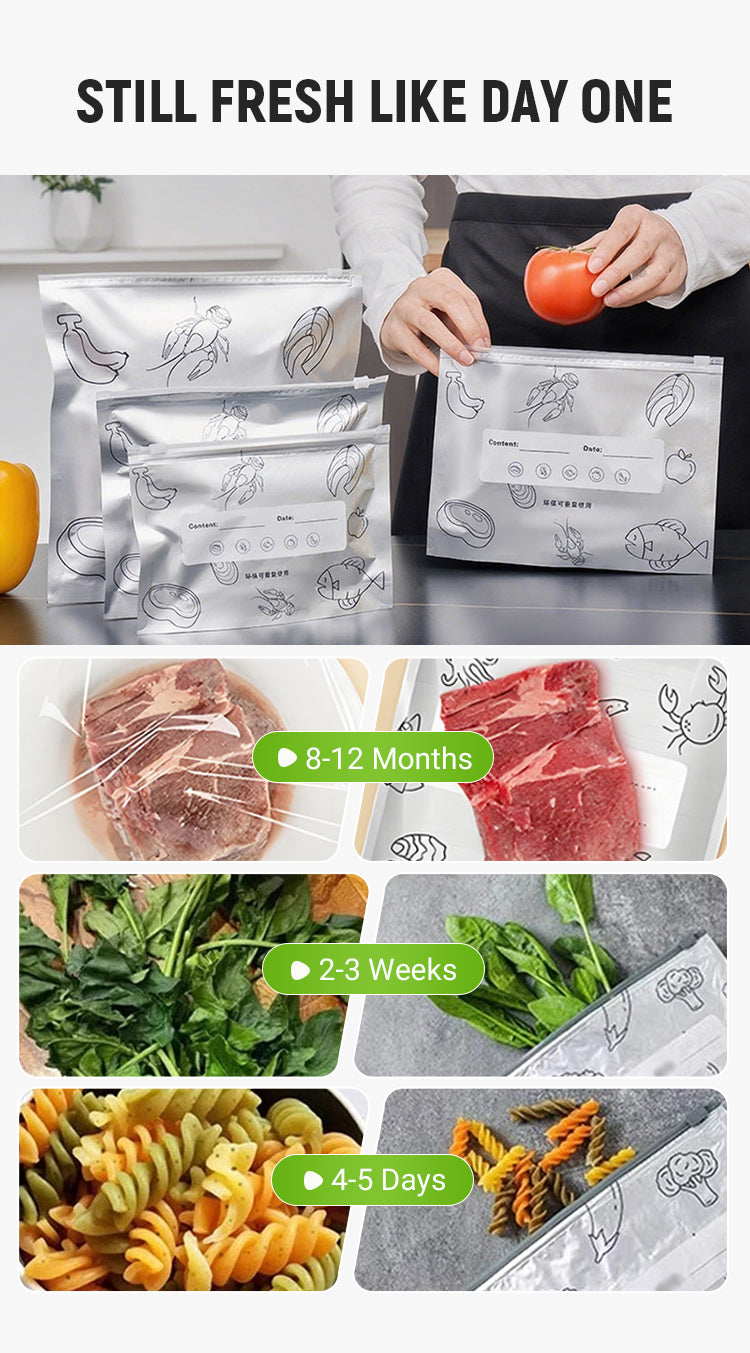 FreshLock™ Foil Sealable Storage Bags
